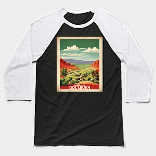 Goulburn Australia Vintage Travel Poster Tourism Baseball T-Shirt